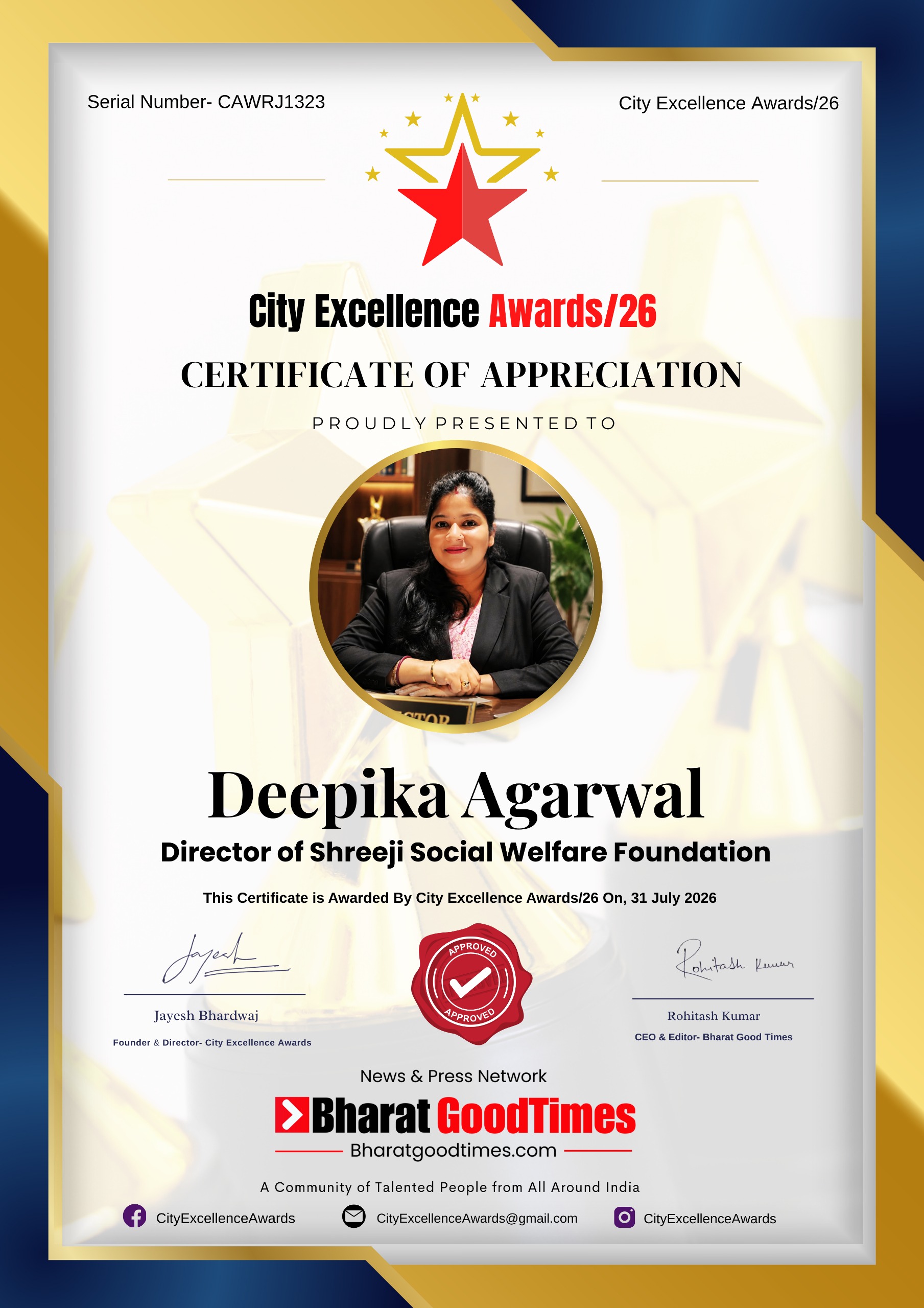 Deepika Agarwal - Director